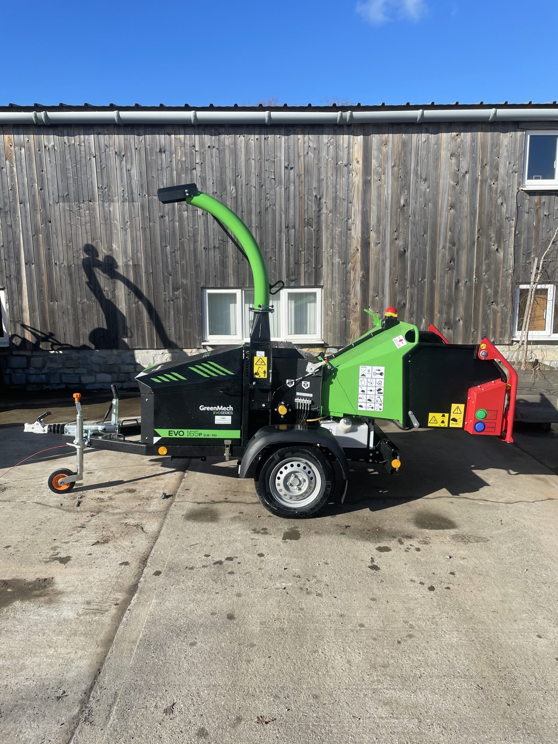 6 inch Sub 750Kg Towable Wood Chipper