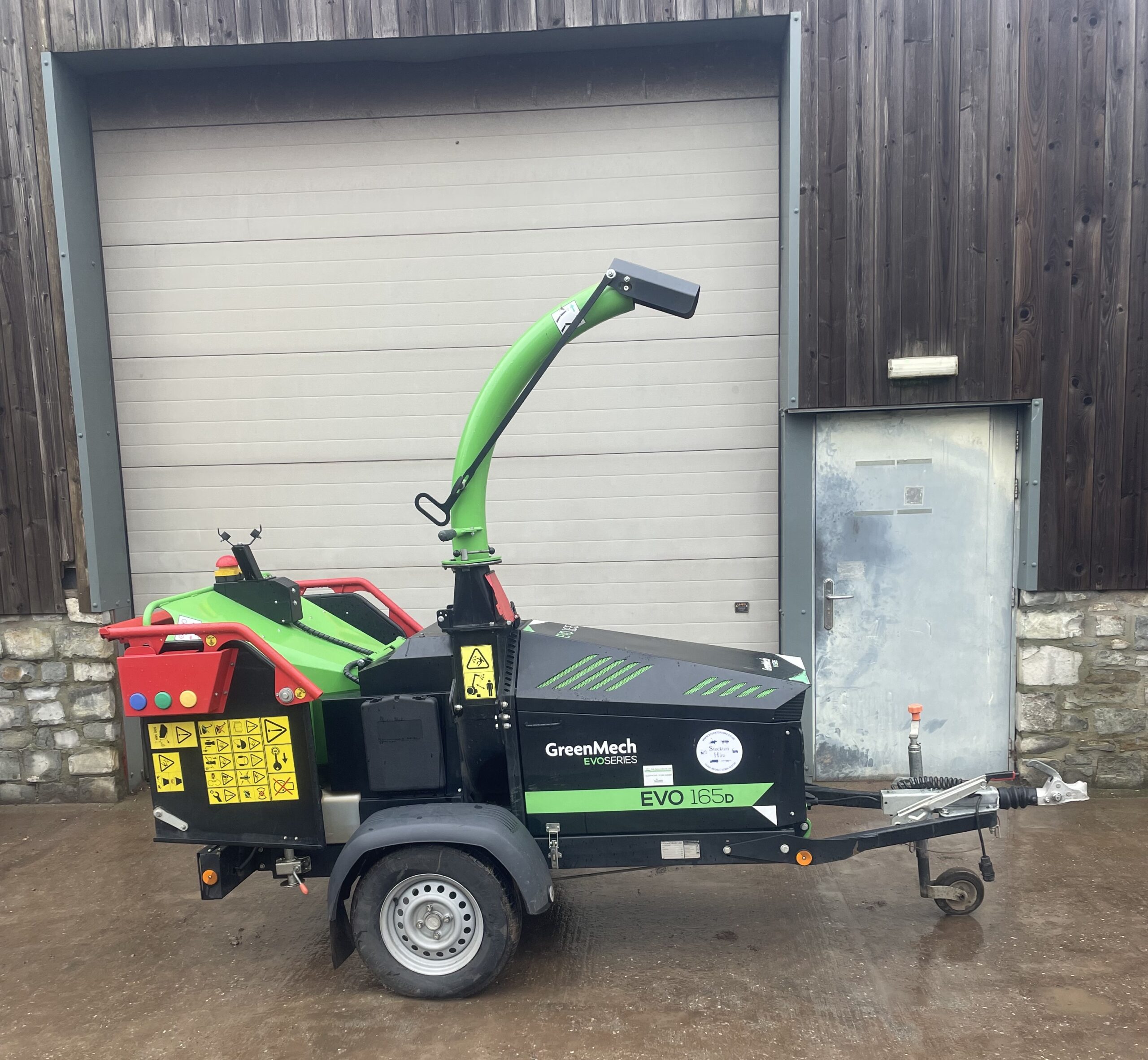 6 inch Towable Wood Chipper